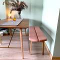 Modern Contemporary Home - Buangkok | Product Seen: [Haru Bench - Cushioned Seat/Wood Leg]